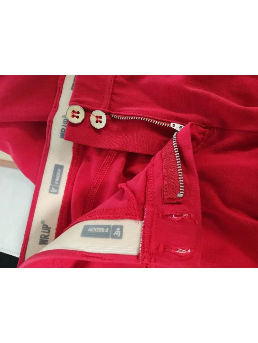 Freddy WRUP red core mid rise ankle pants S/4 - Picture 6 of 6